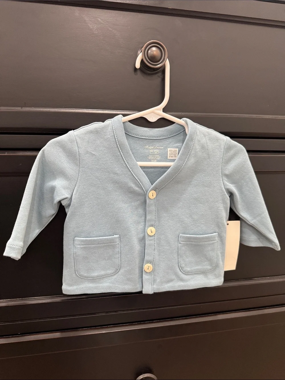 Ralph Lauren Baby 3 Months 100% Better Cotton bodysuit, cardigan, and trousers